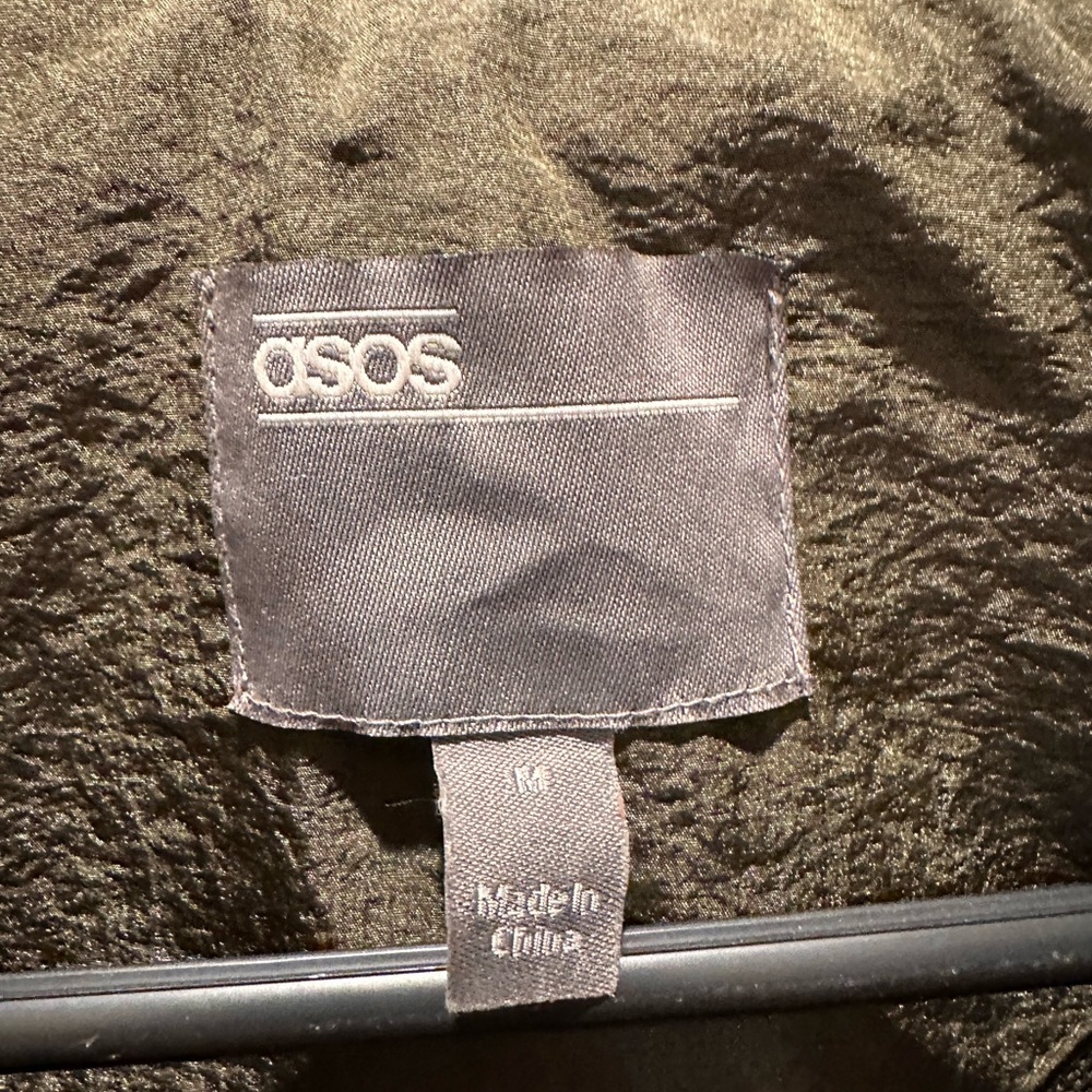 ASOS mid thigh lightweight rain jacket/ wind breaker